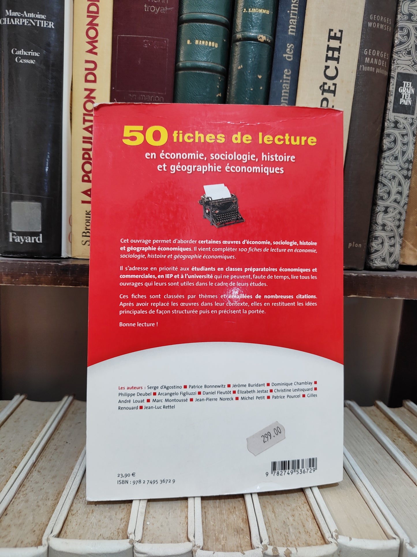 50 fiches de lectures en économie sociologie histoire et géographie économiques