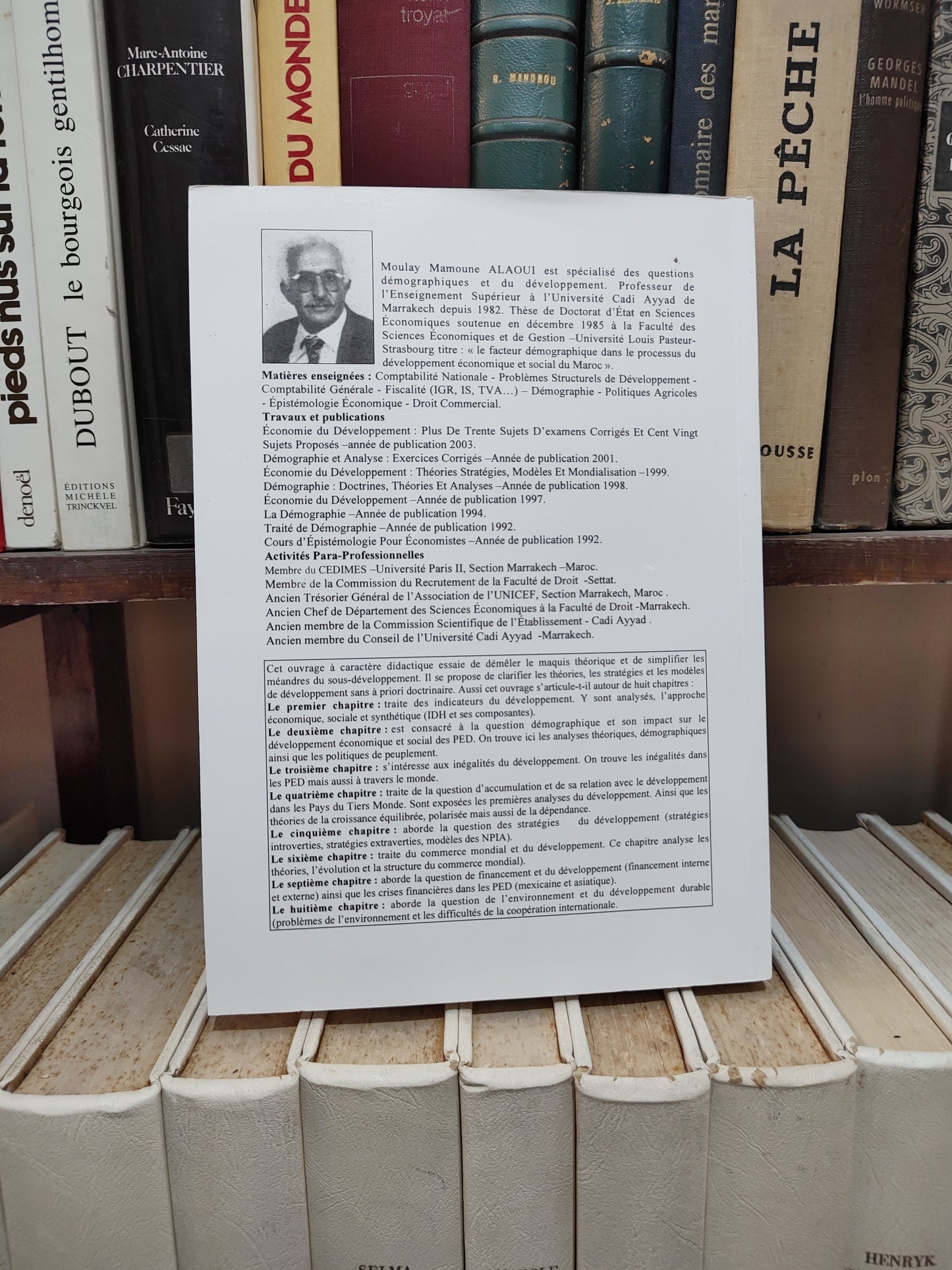 Alaoui - Économie du développement