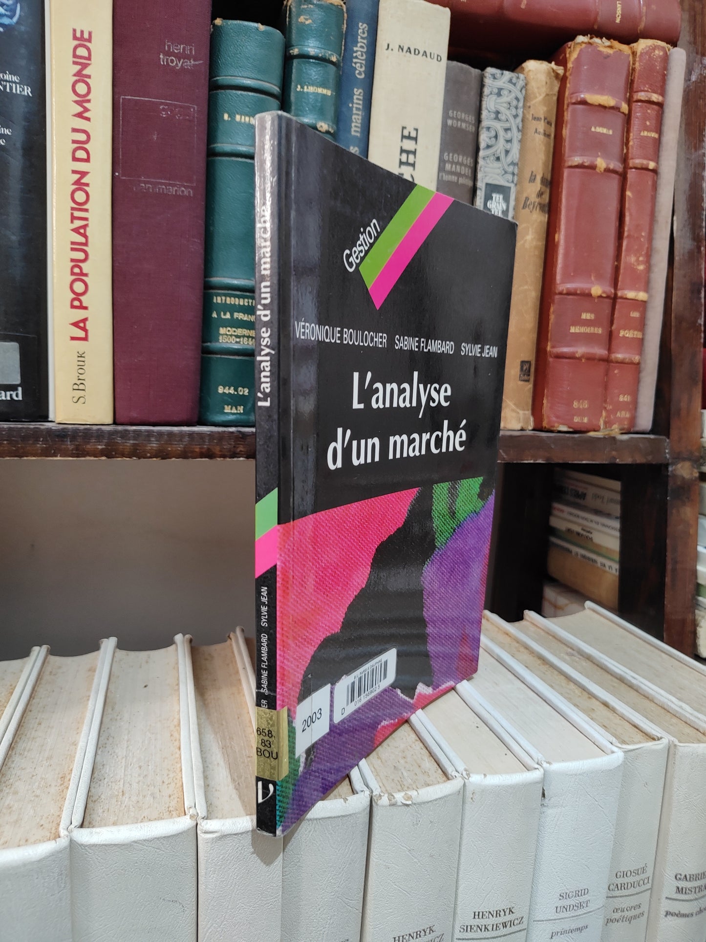 Boulocher - L'analyse d'un marché