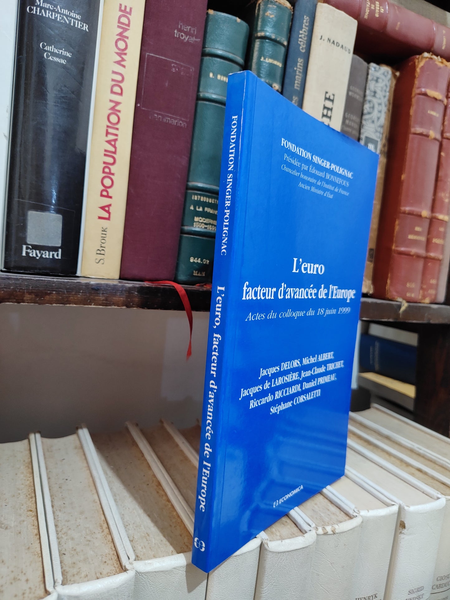 Delors - L'euro facteur d'avancée de l'Europe