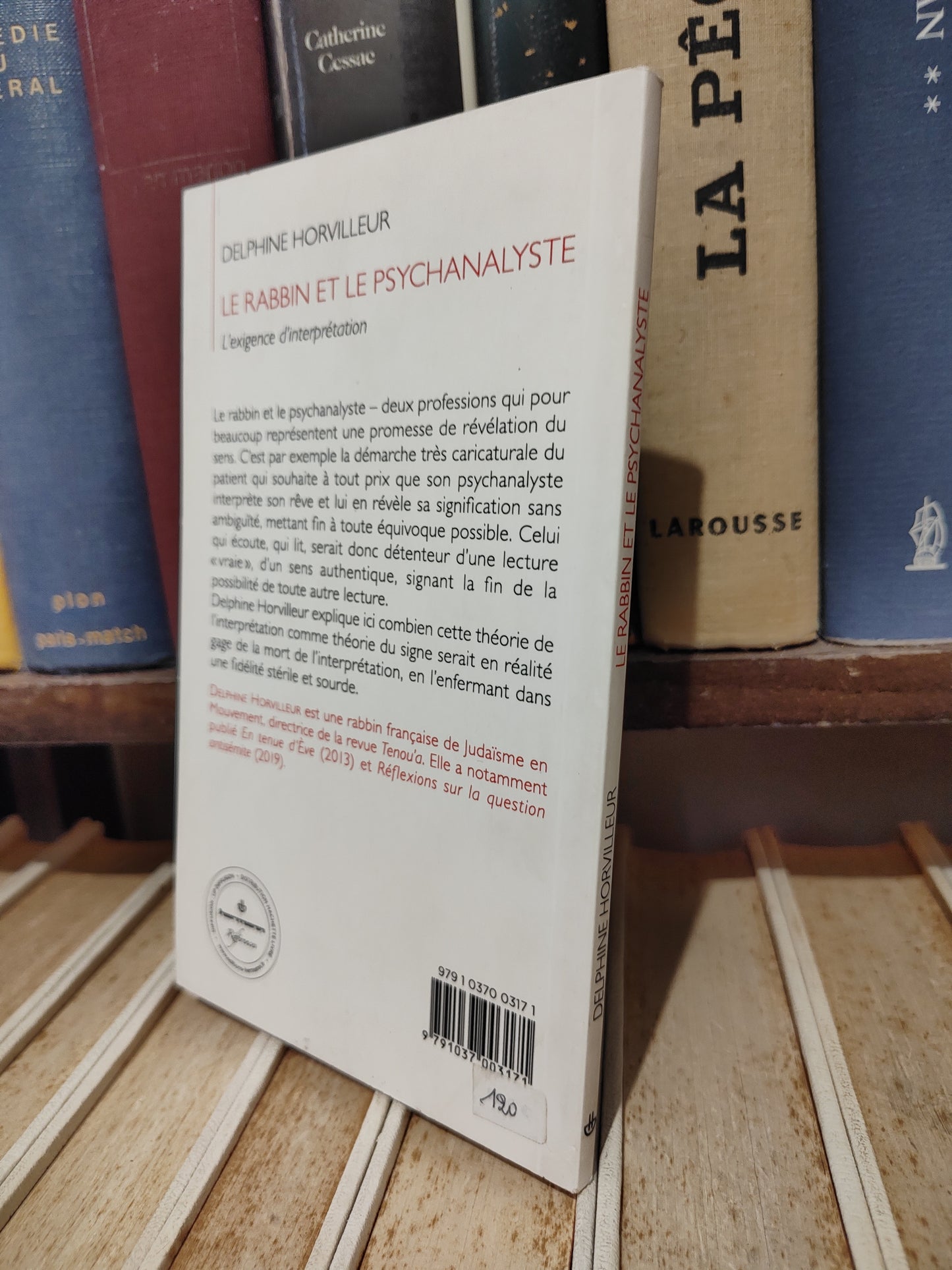 Horvilleur - Le ravvin et le psychanalyste