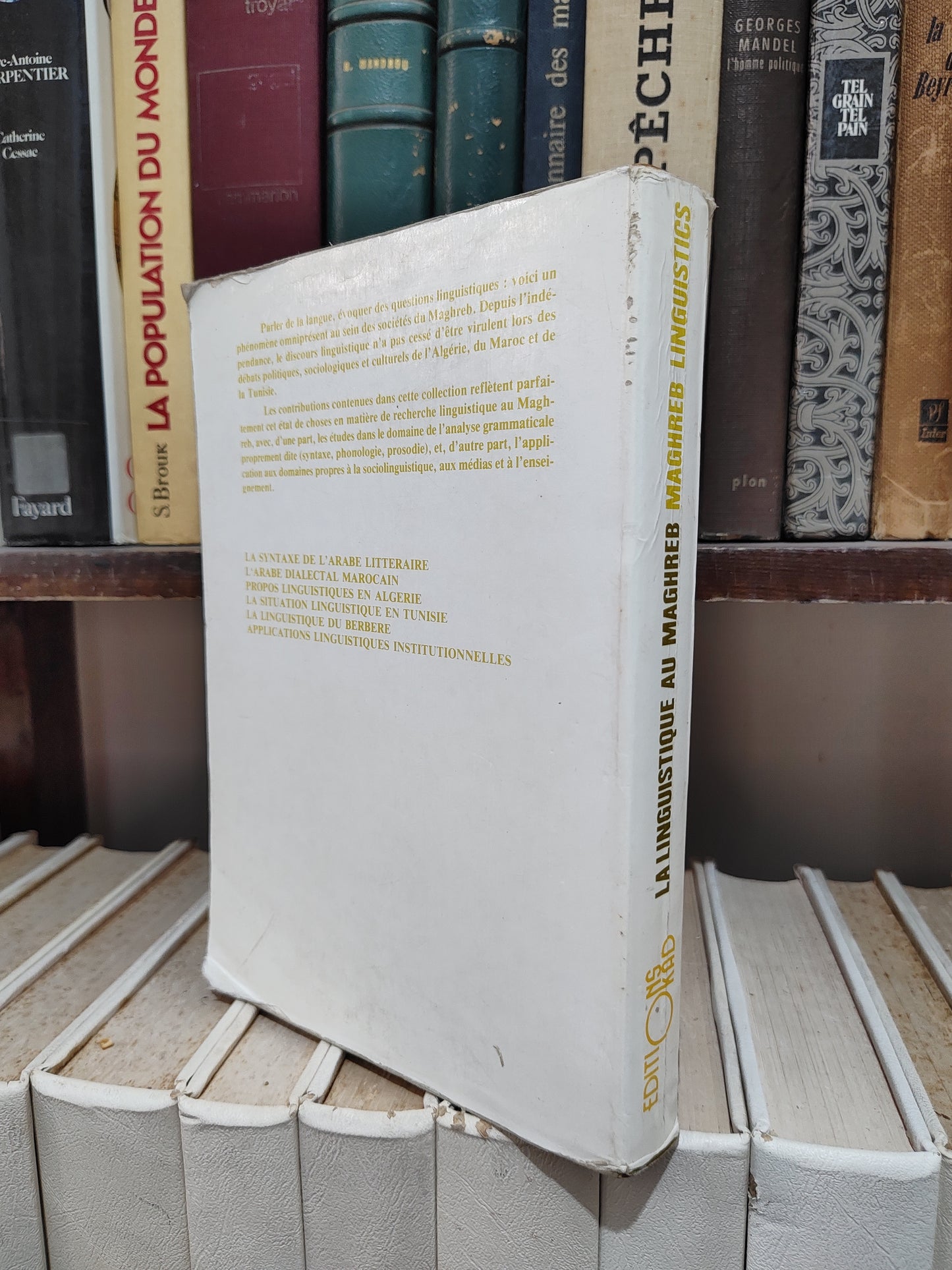La linguistique au Maghreb Maghreb Linguistics