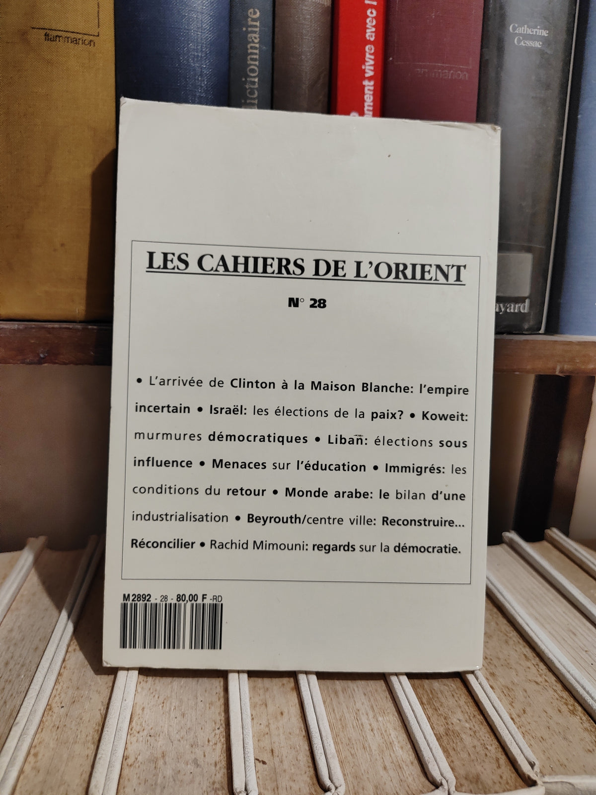 Les cahiers de l'orient N 28