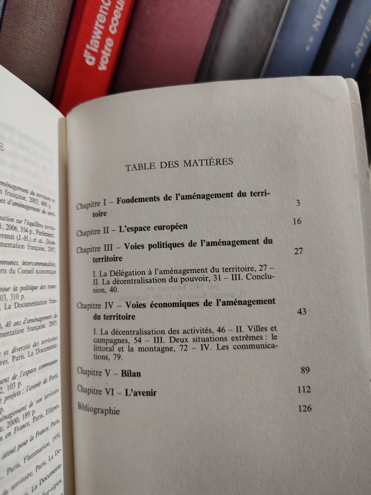 Monod - L'&ménagement du territoire Que sais je