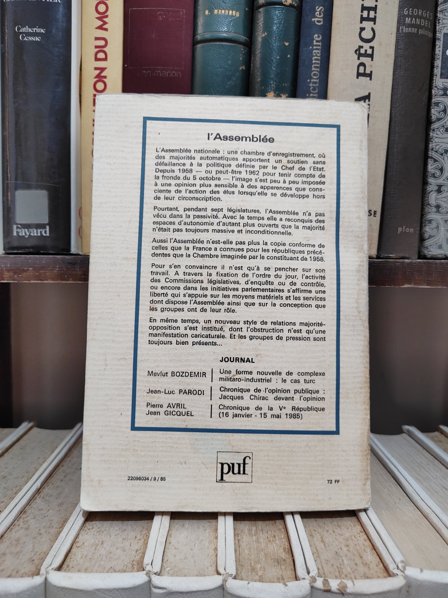 Pouvoirs - L'Assemblée