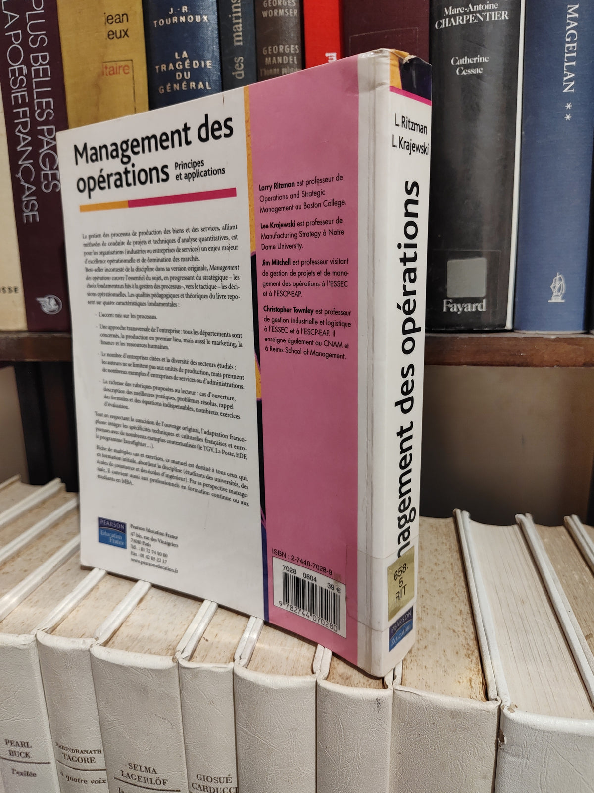 Ritzman - Management des opérations