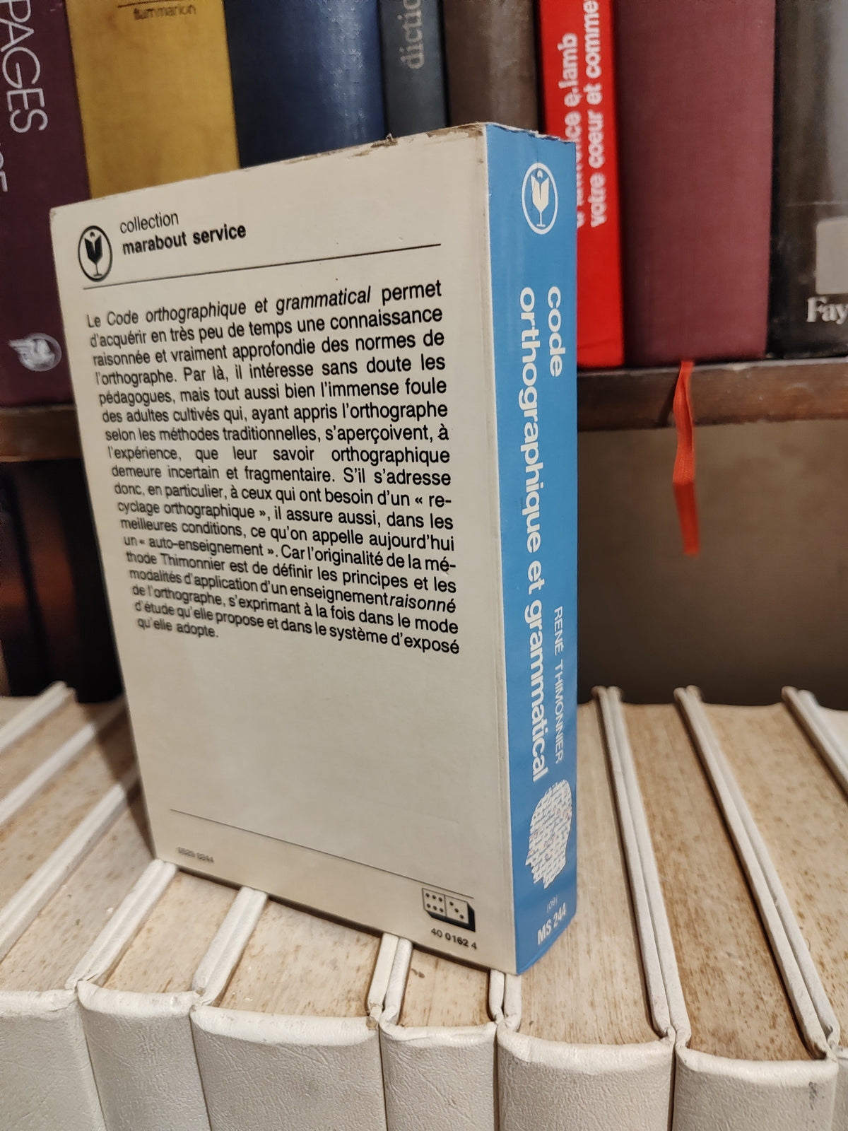 Thimonnier - Code orthographique et grammatical