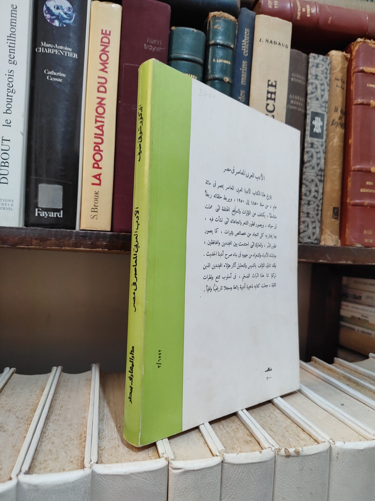 ضيف - الأدب العربي المعاصر في مصر