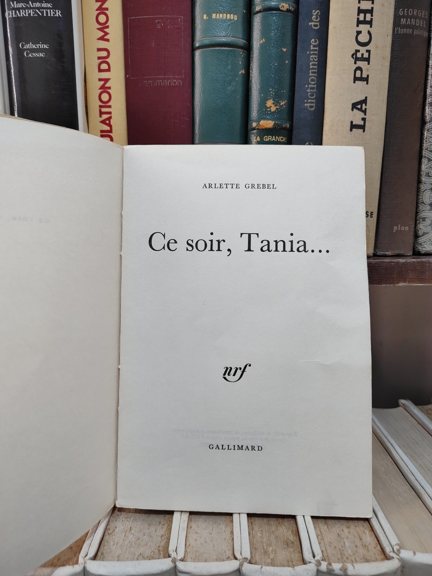 Grebel - Ce soir, Tania..