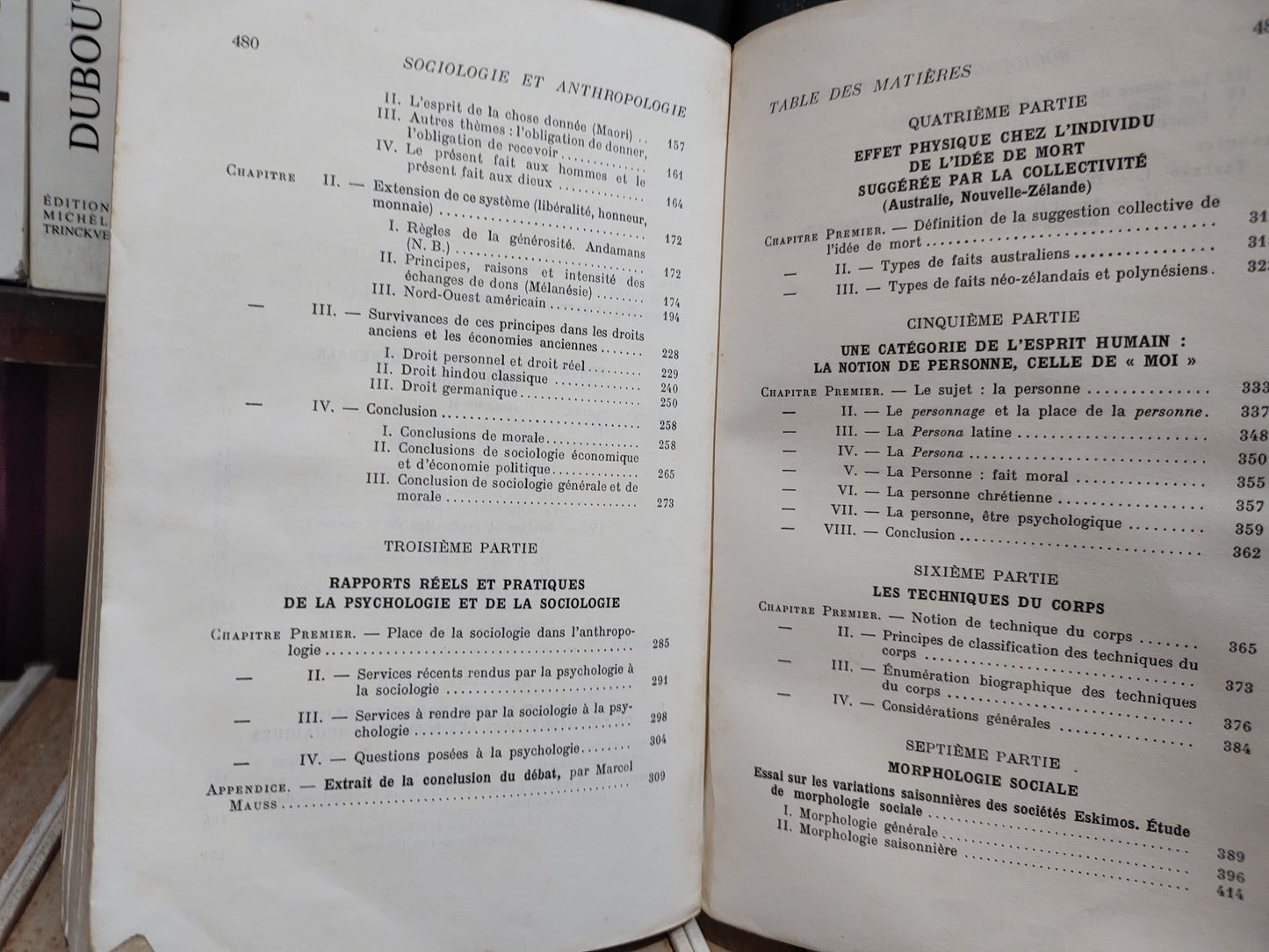 Mauss - Sociologie et Anthropologie