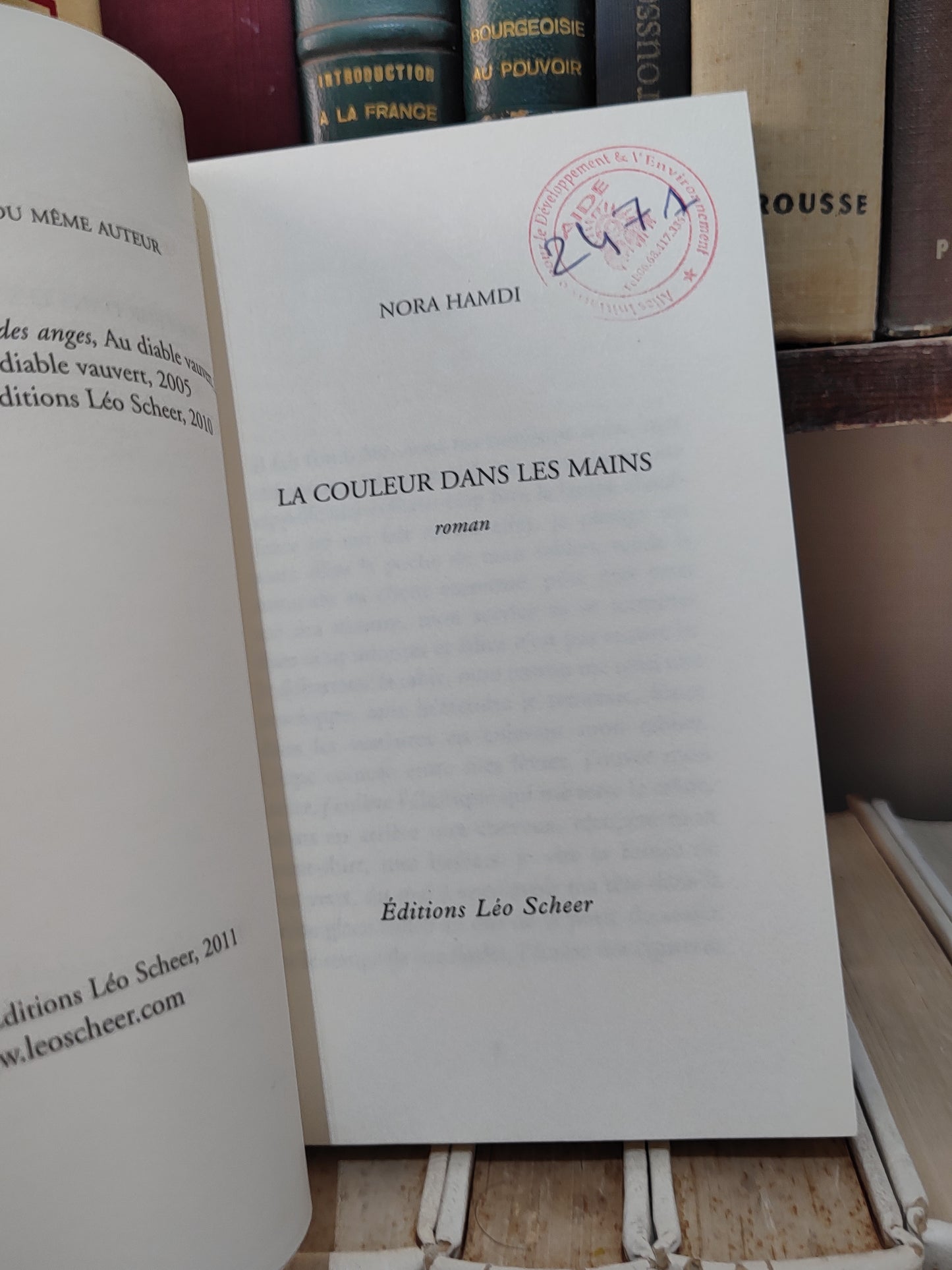 Hamdi - La couleur dans les mains