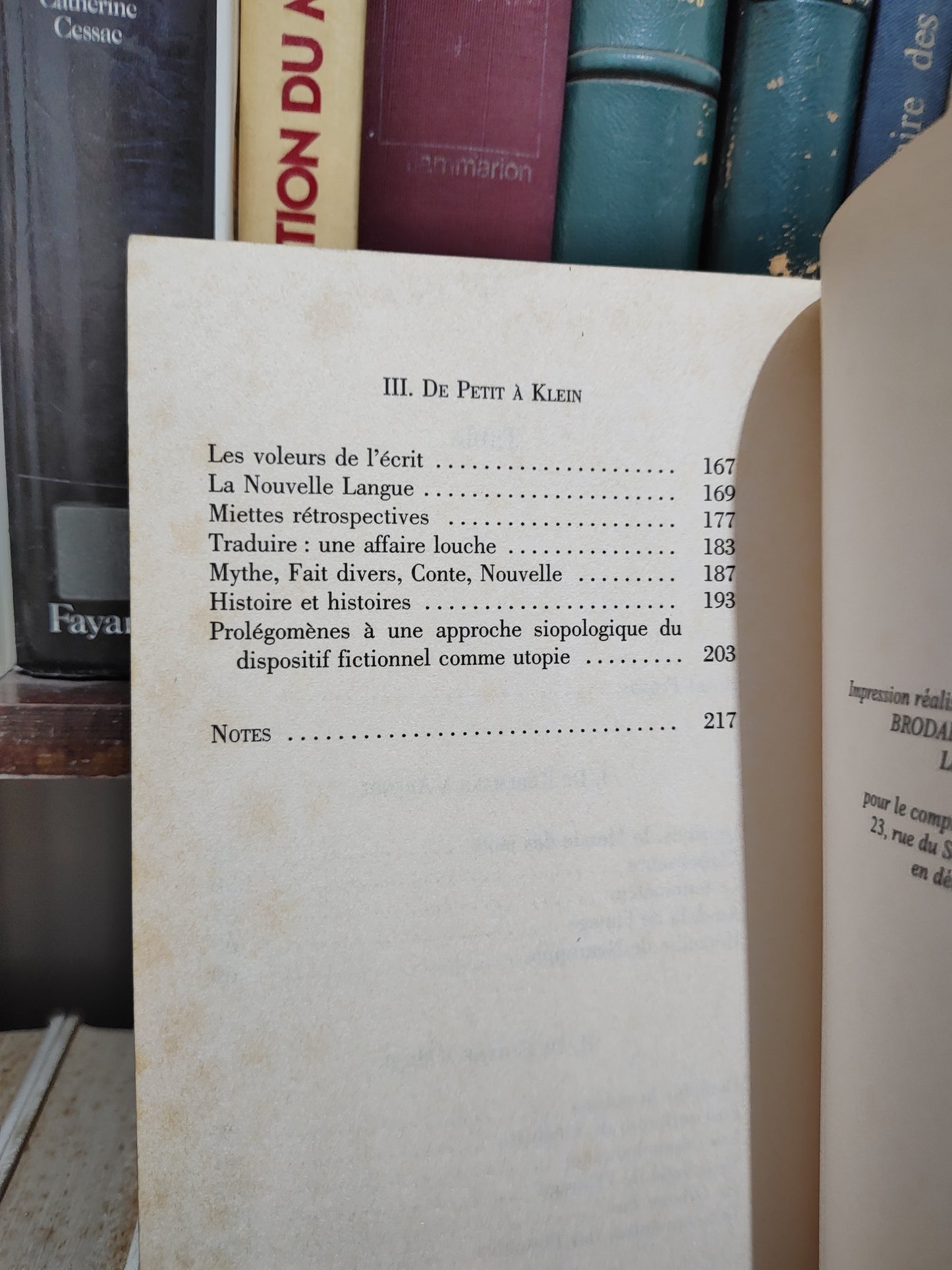 Petit - Manies et germanies