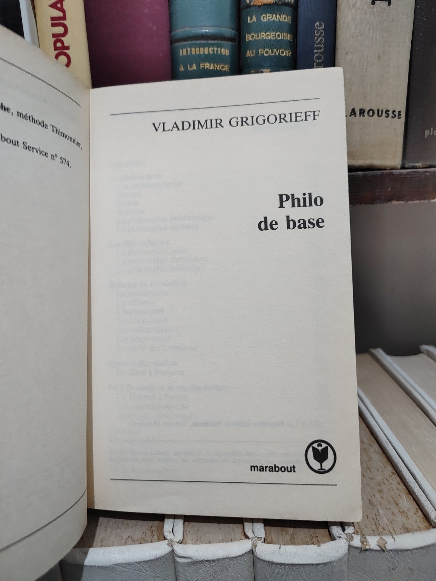 Grigorieff - Philo de base
