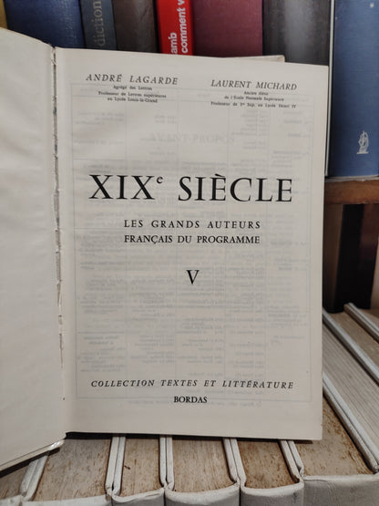 Lagarde et Michard XIXe Siècle