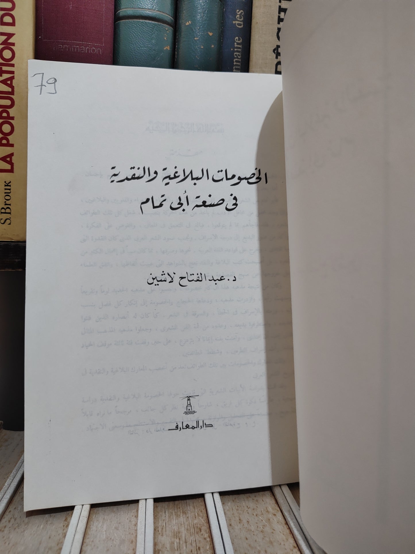 لاشين - الخصومات البلاغية و النقدية في صنعة اللغة