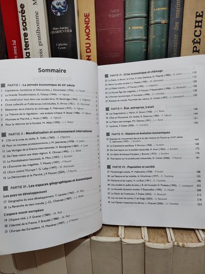 50 fiches de lectures en économie sociologie histoire et géographie économiques