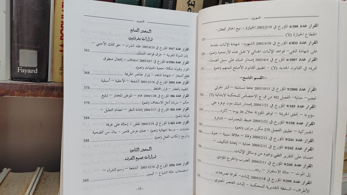 قضاء المجلس الاعلى 61