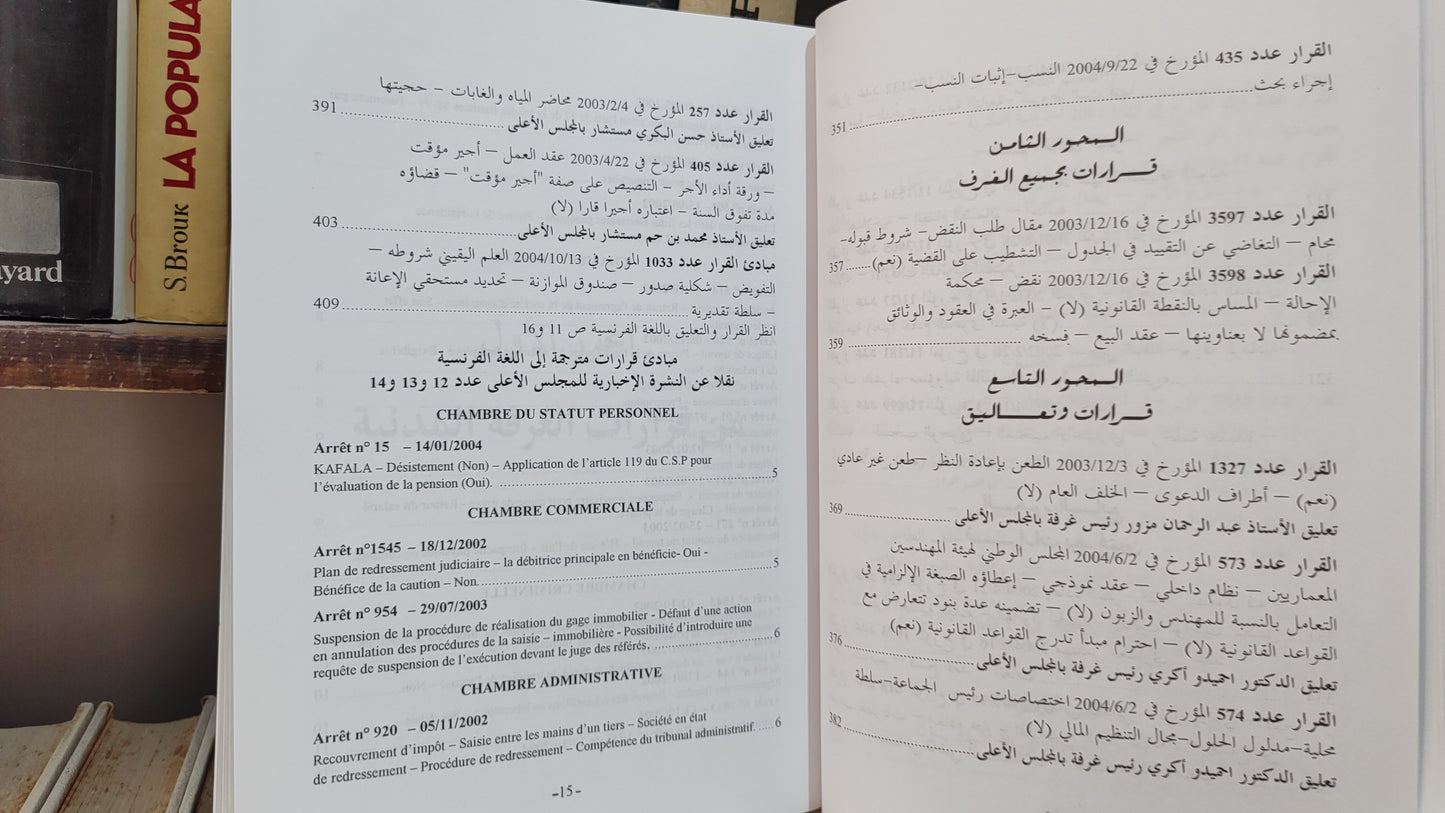 قضاء المجلس الاعلى 62