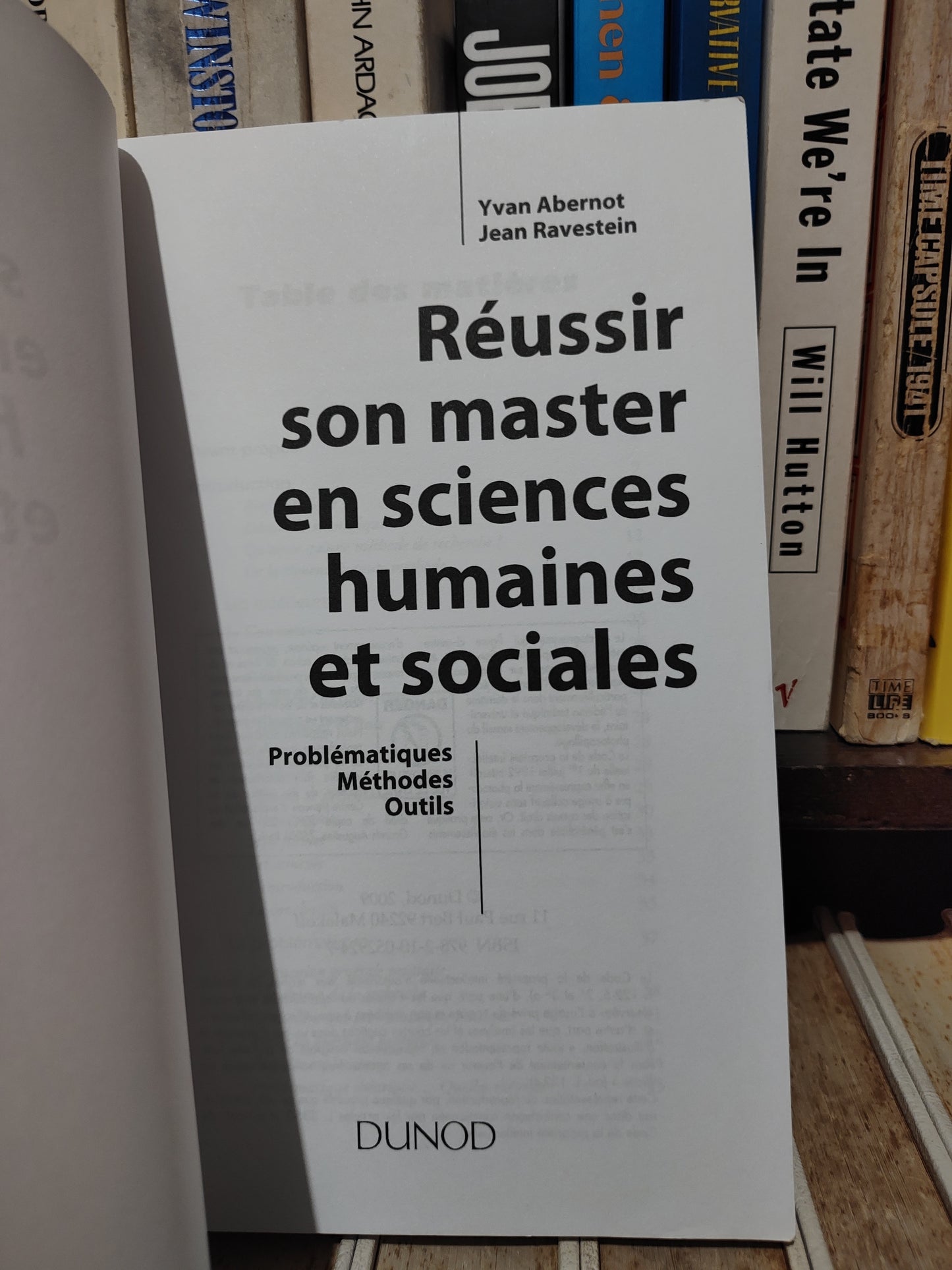 Abernot - Réussir son master en science Humaines et sociale