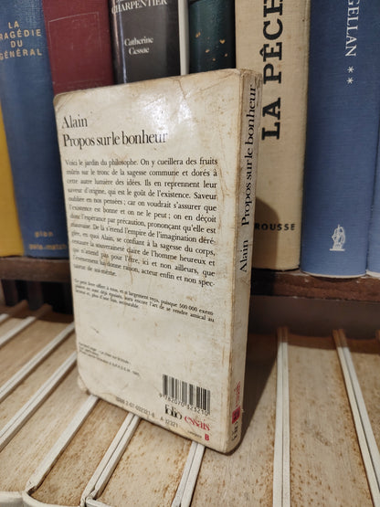 Alain - Propos sur le bonheur