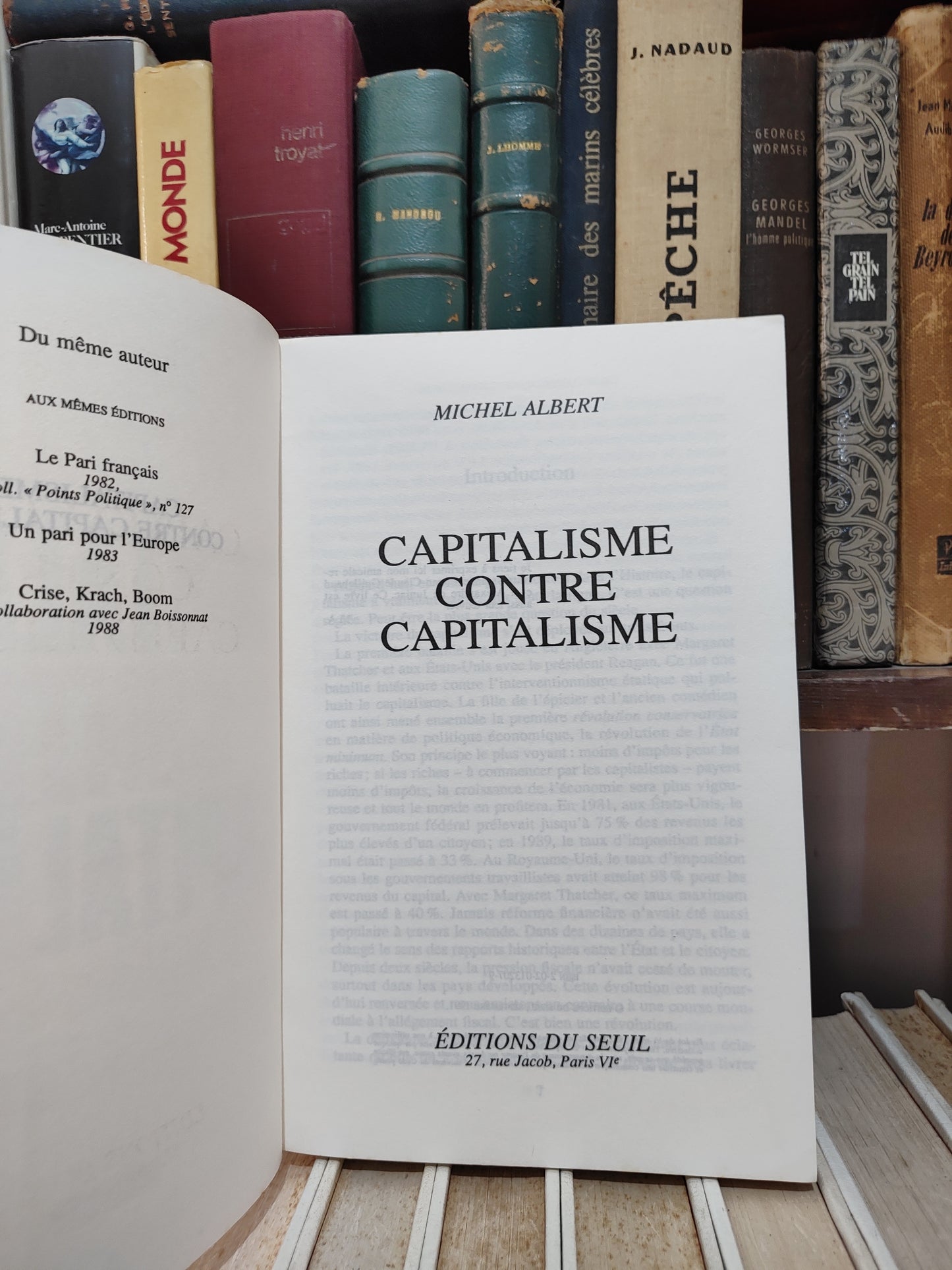 Albert - Capitalisme contre capitalisme
