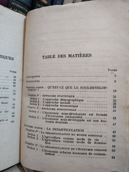Albertini - Les mécanismes du sous-développement