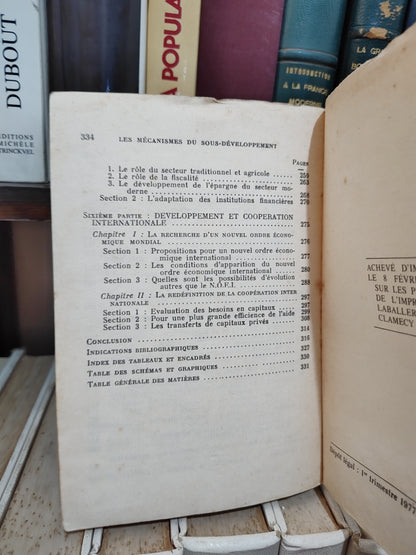 Albertini - Les mécanismes du sous-développement