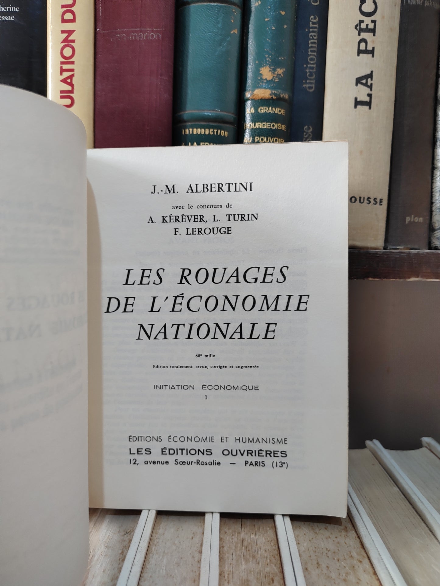 Albertini - Les rouages de l'économie nationale ; initiation économique