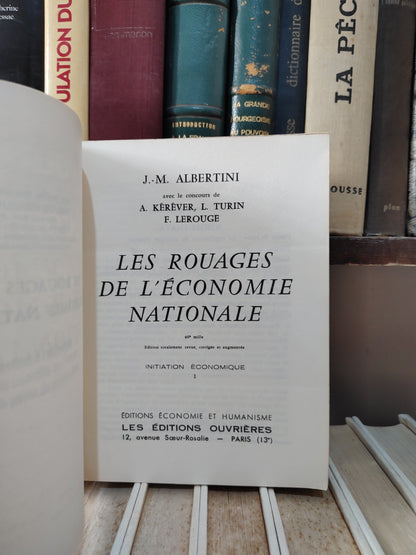 Albertini - Les rouages de l'économie nationale ; initiation économique