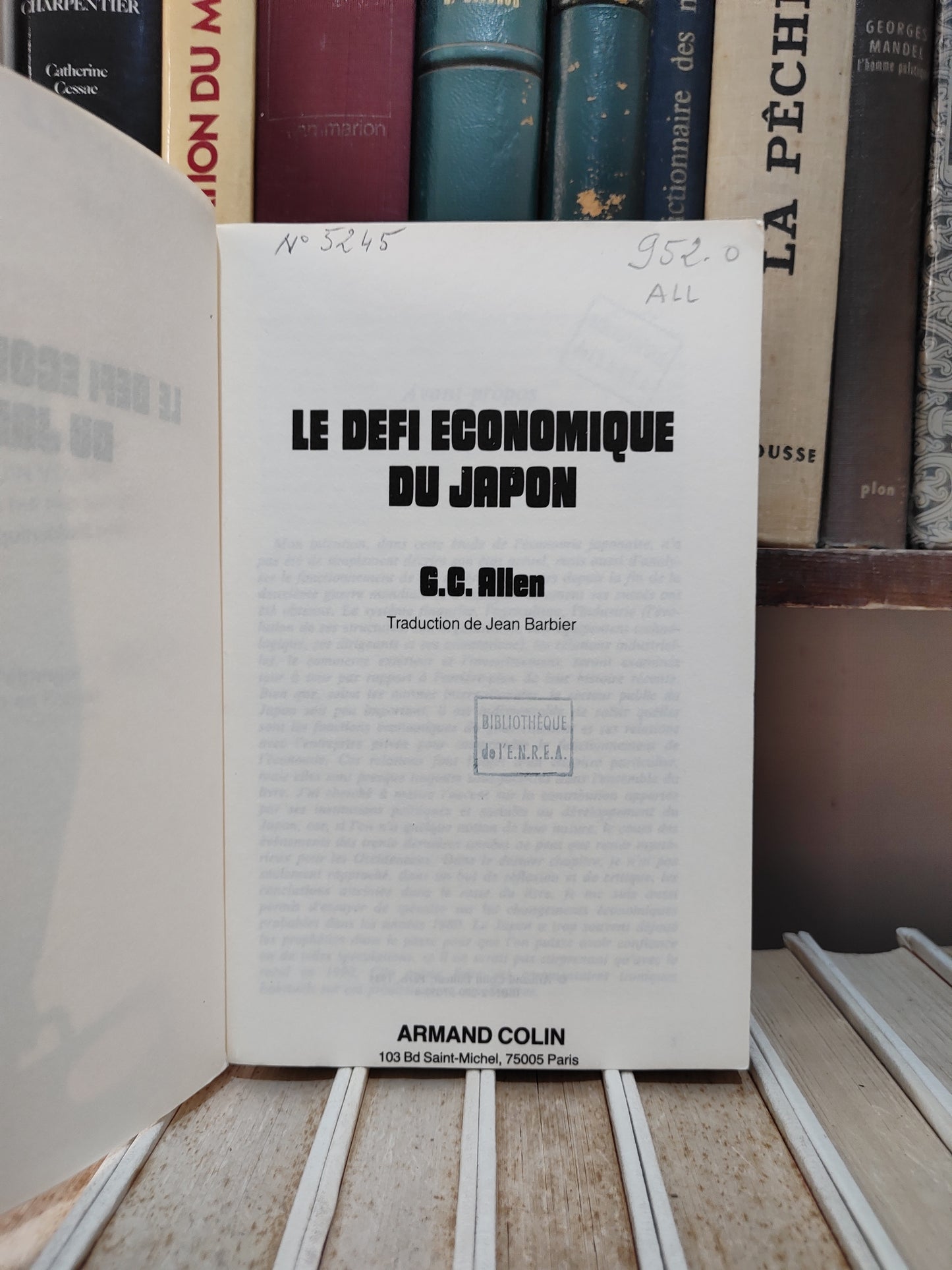 Allen - Le défi économique du Japon