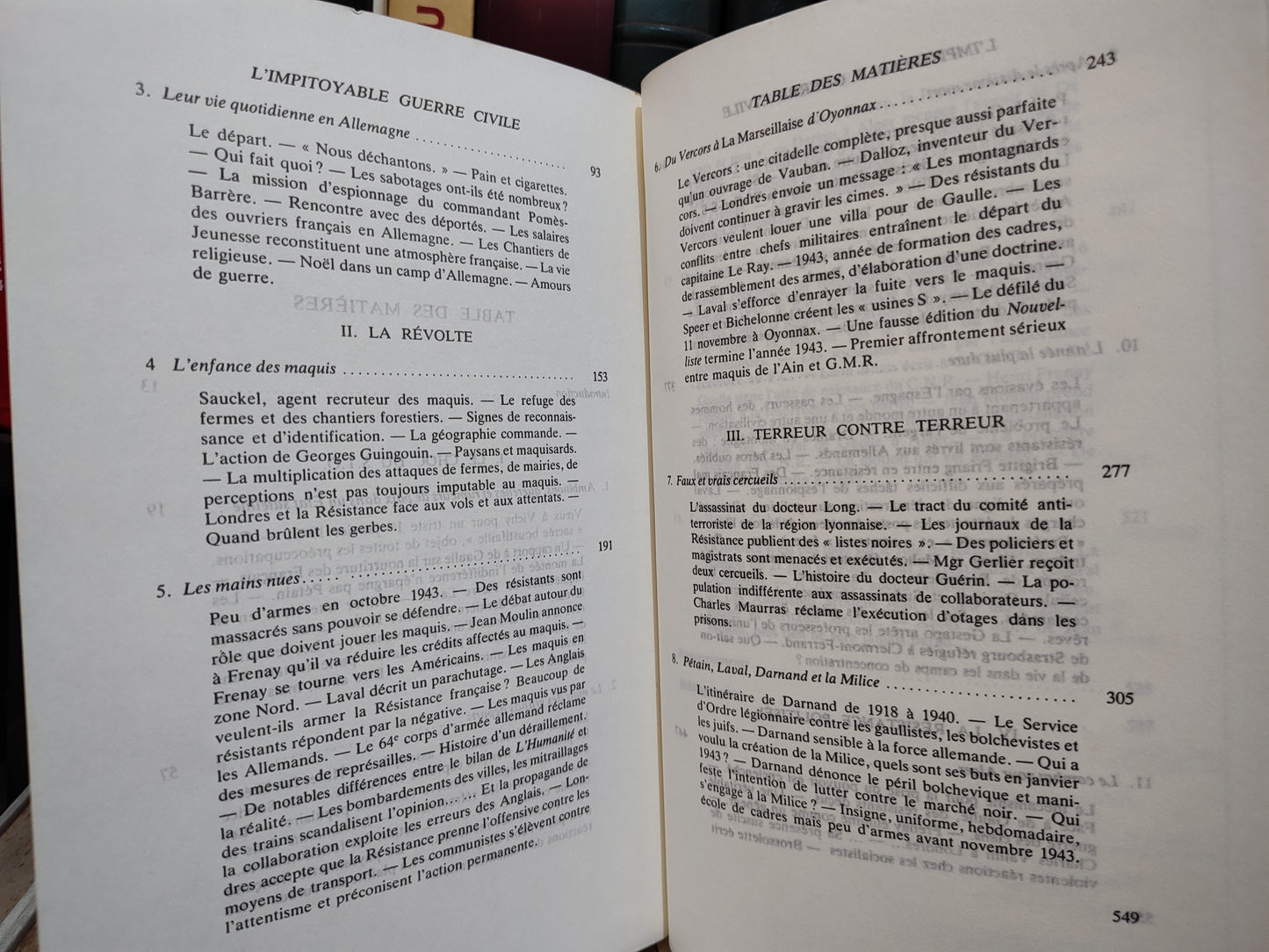Amouroux - L'impitoyable guerre civile
