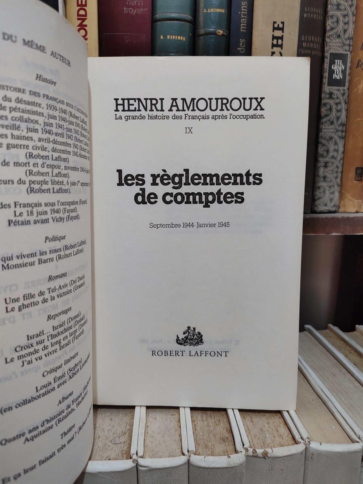 Amouroux - Les règlements de comptes  Sep 1944 Jan 1945