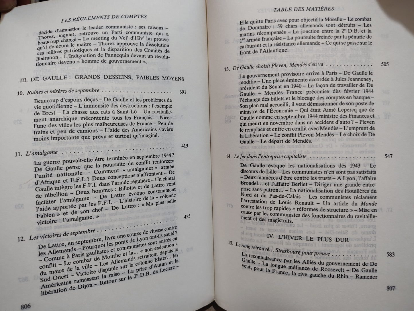 Amouroux - Les règlements de comptes  Sep 1944 Jan 1945