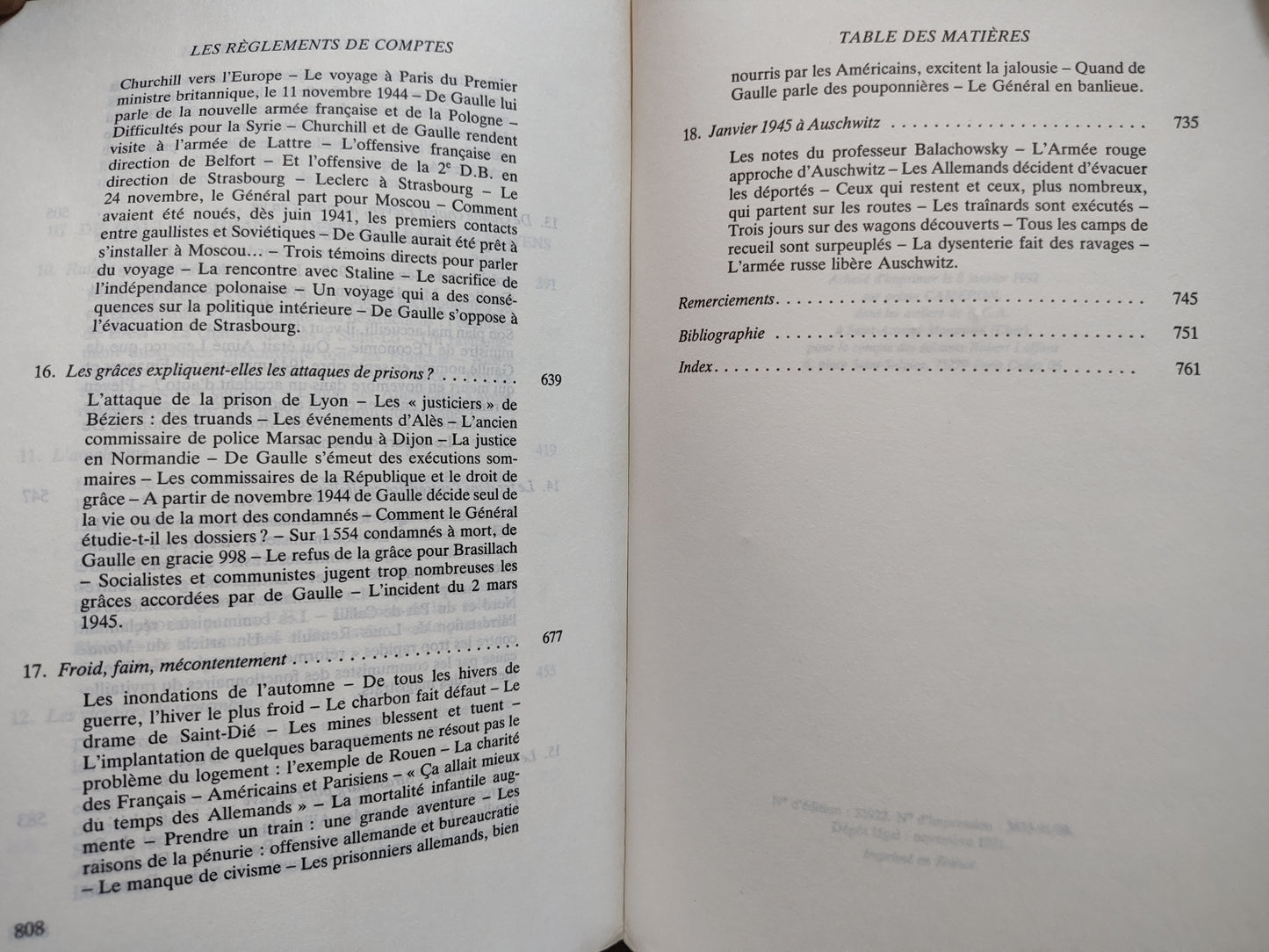 Amouroux - Les règlements de comptes  Sep 1944 Jan 1945