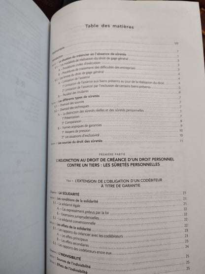 Ancel - Droit des suretés ; Objectif droit cours