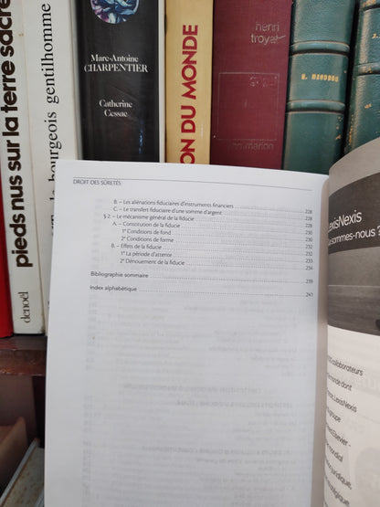 Ancel - Droit des suretés ; Objectif droit cours