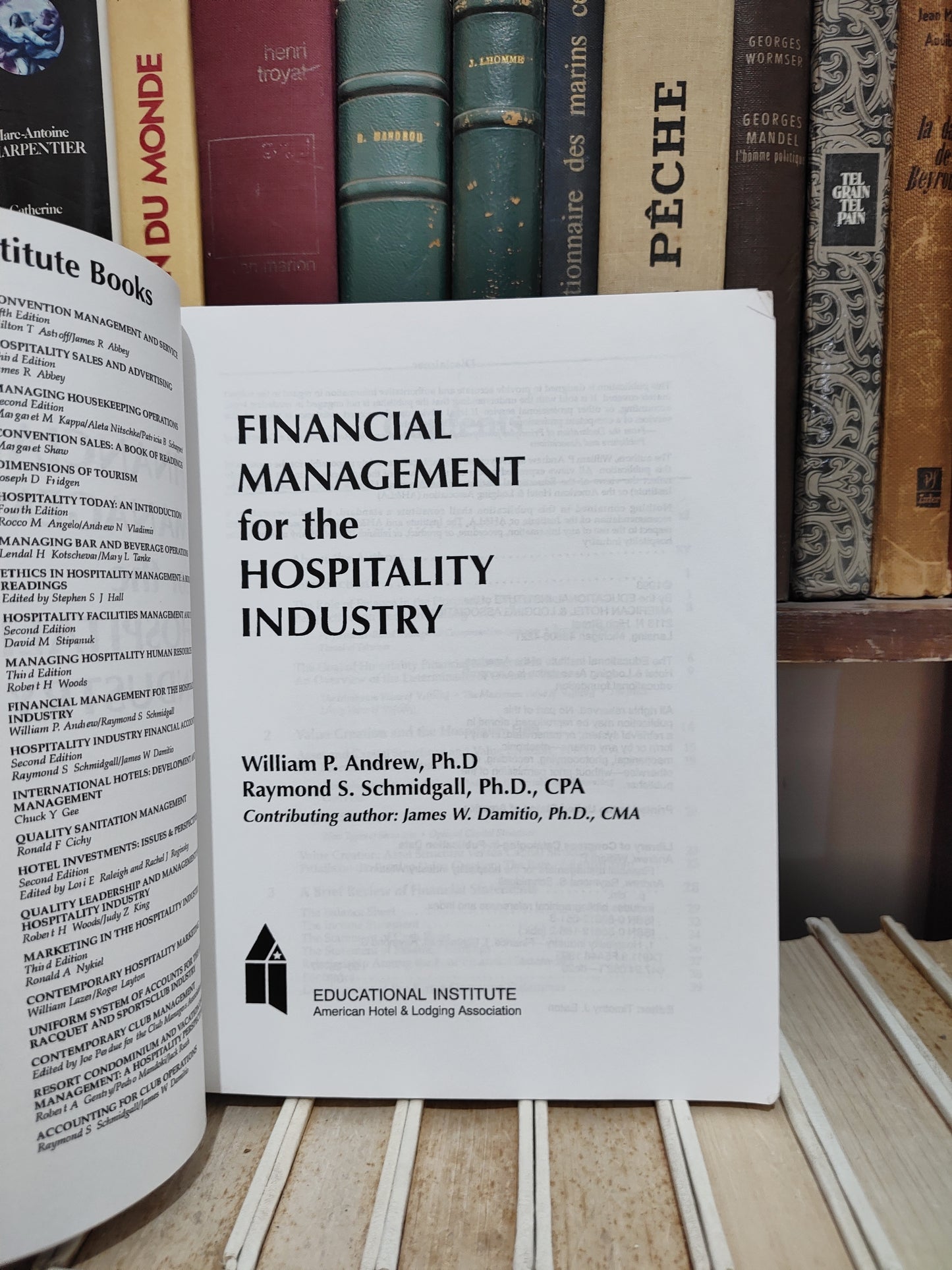 Andrew - Financial management for the hospitality industry