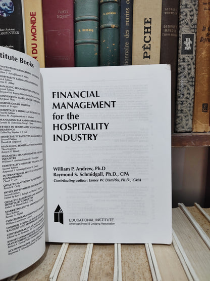 Andrew - Financial management for the hospitality industry