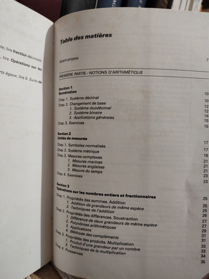 Apothéloz - Arithmétique appliquée à la gestion de l'entreprise