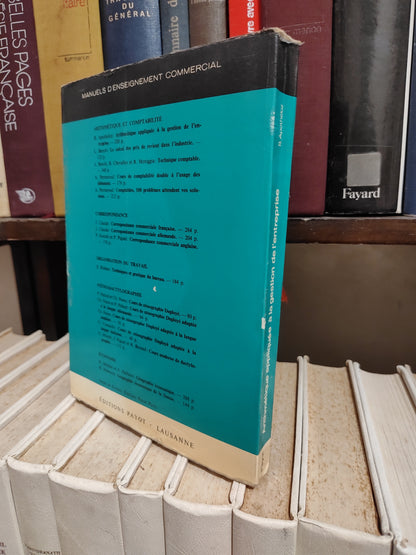 Apothéloz - Arithmétique appliquée à la gestion de l'entreprise