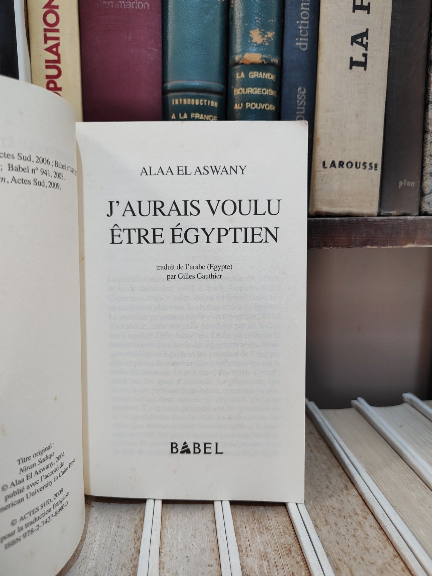 Aswany - J'aurais voulus être égyptien