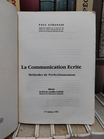 Athanase - La communication écrite