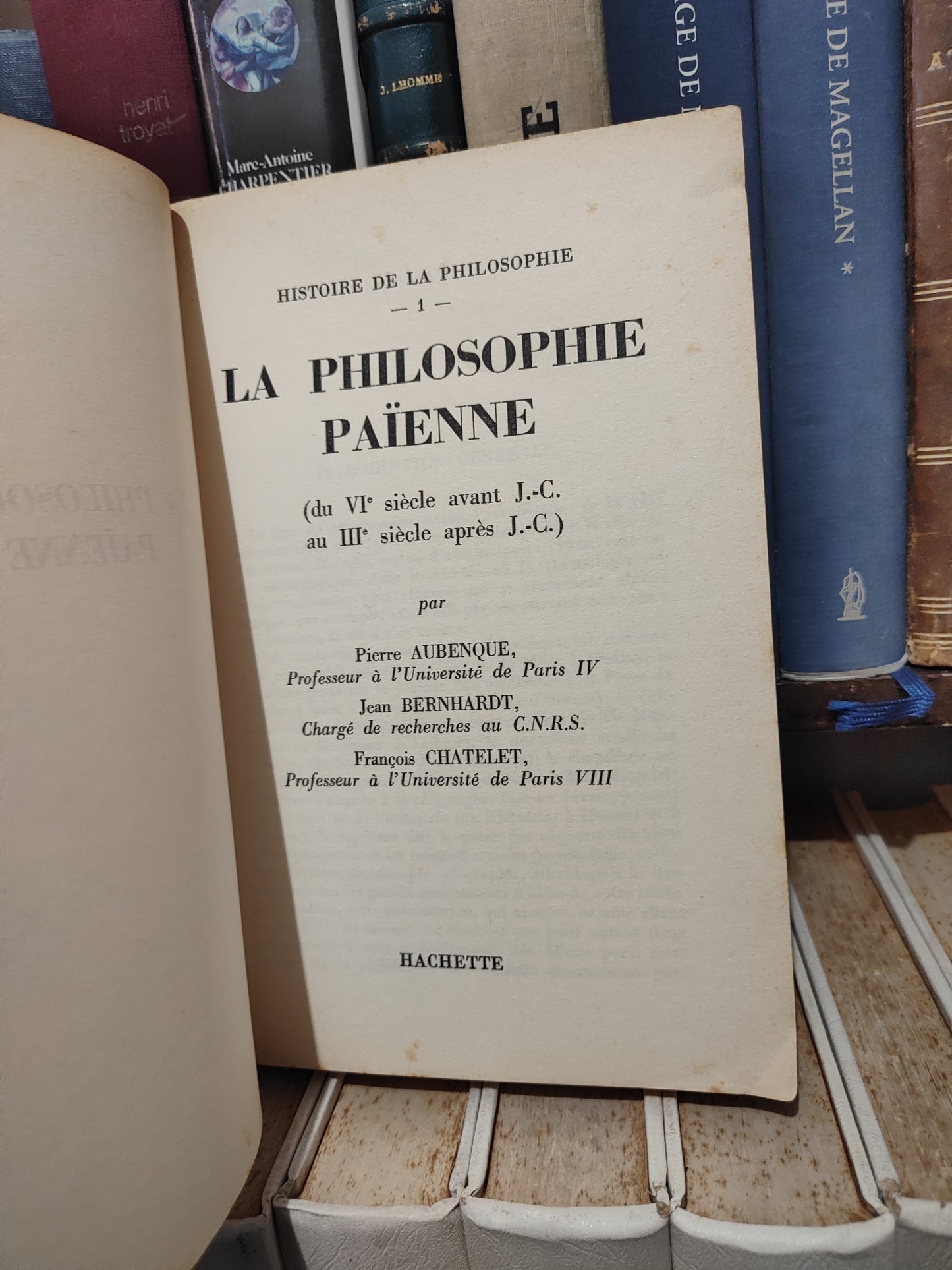 Aubenque - La philosophie païenne