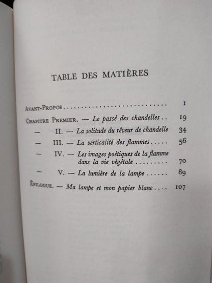 Bachelard - La flamme d'une chandelle