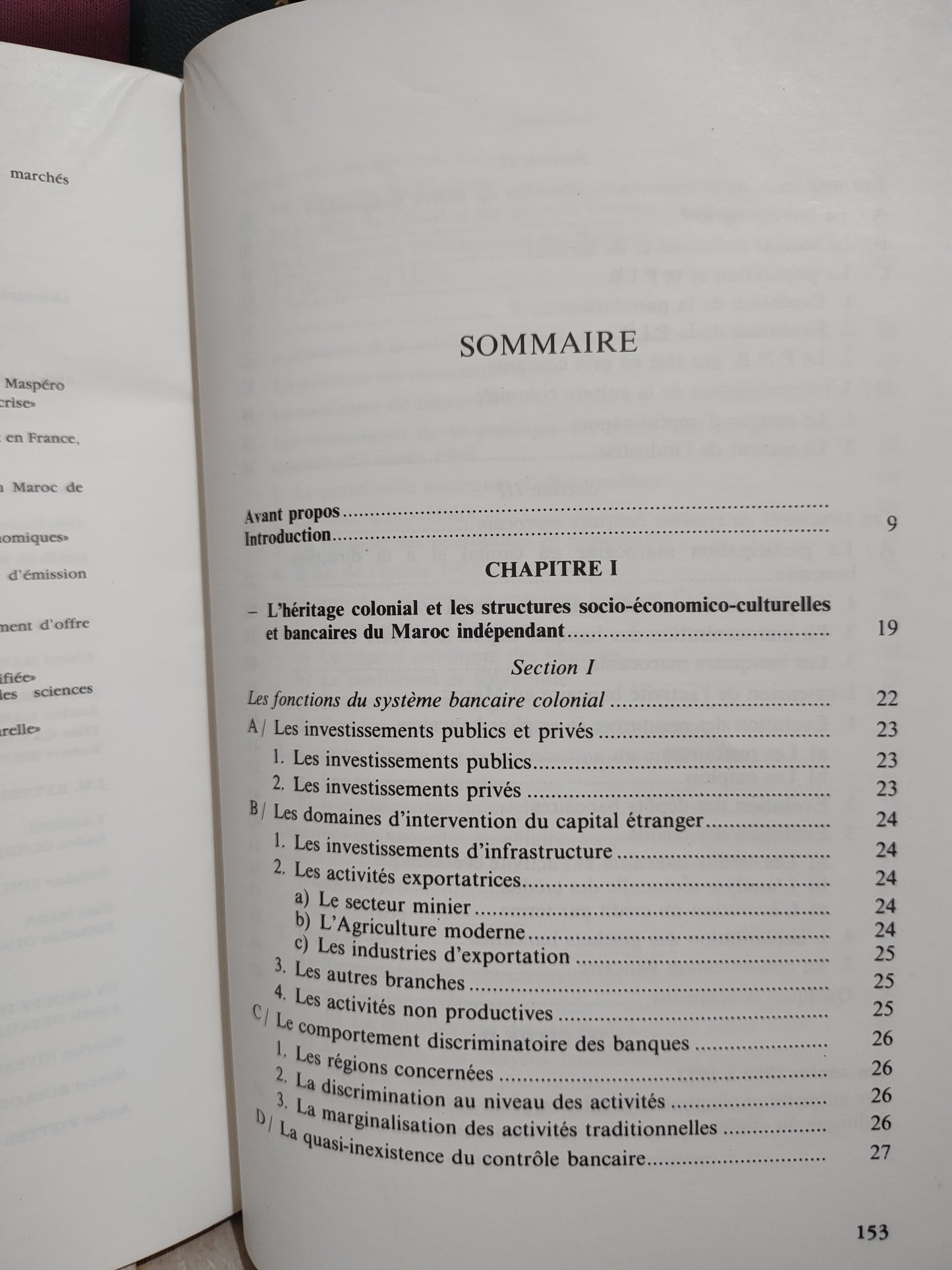 Bakouchi - La politique du crédit au Maroc