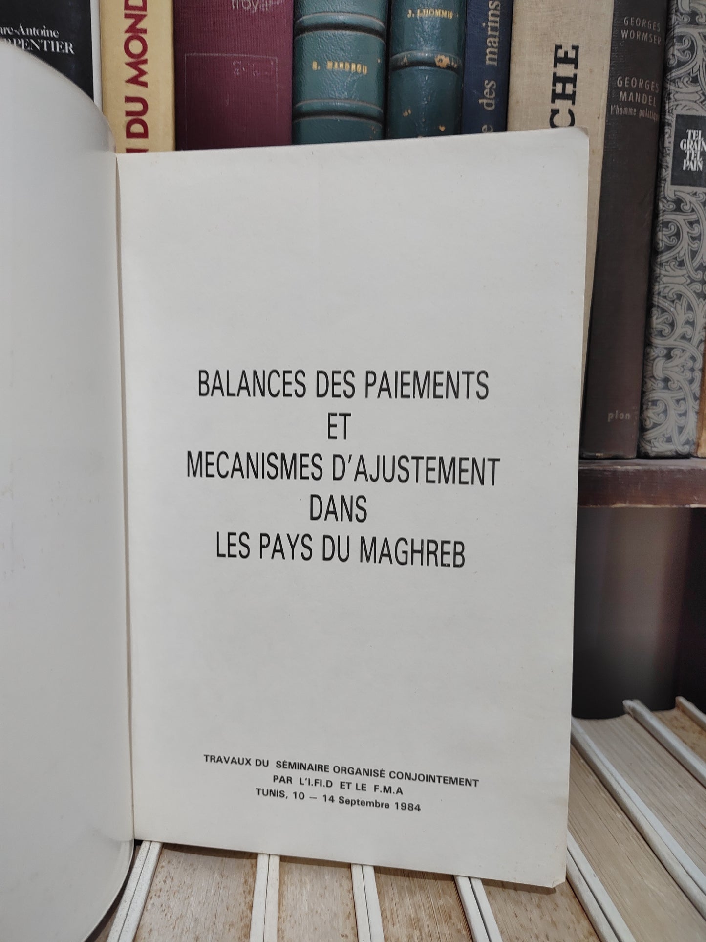 Balances des paiement et mécanismes d'ajustement dans les pays du Maghreb