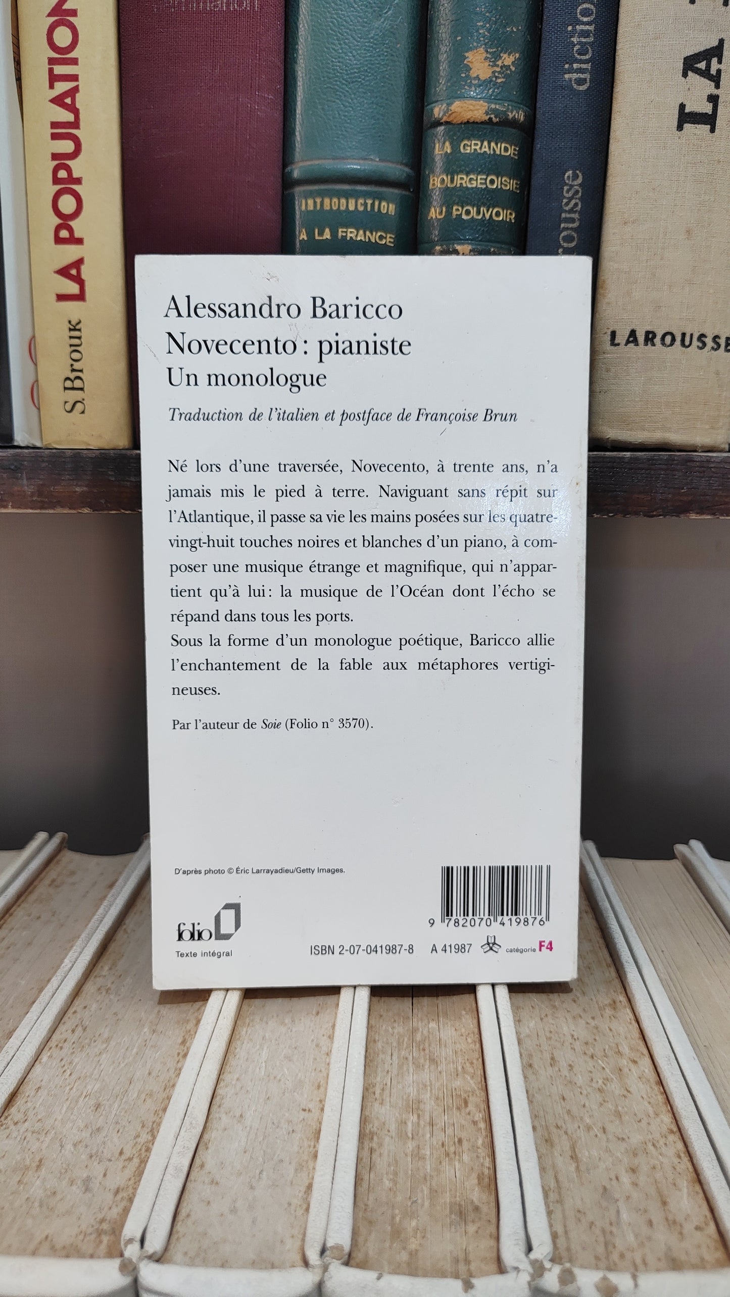 Baricco - Novecento pianiste