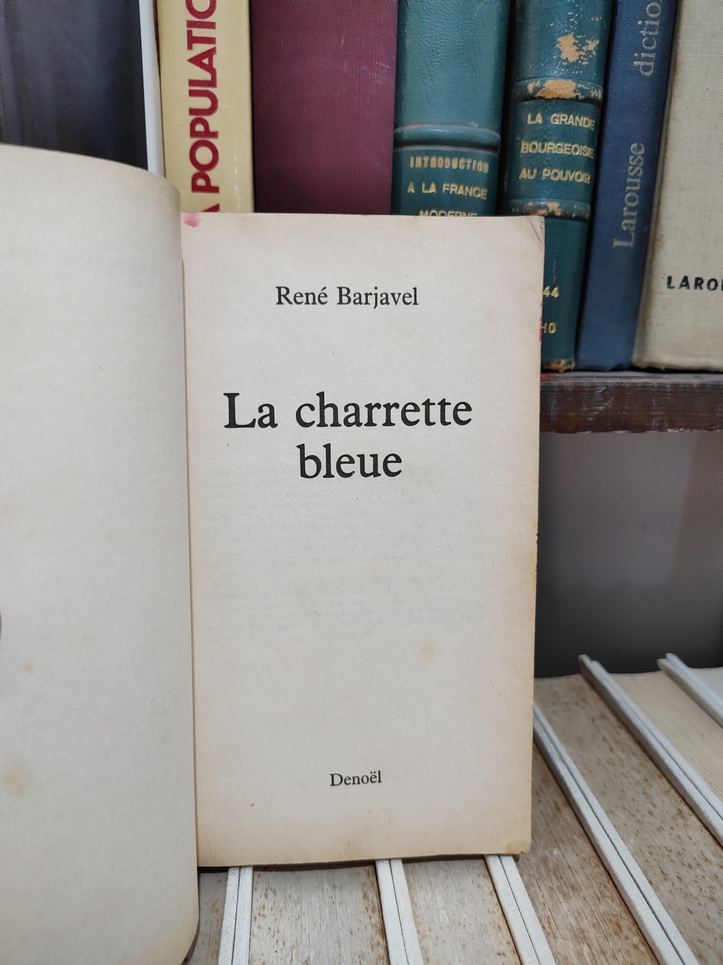Barjavel - La charrette bleue