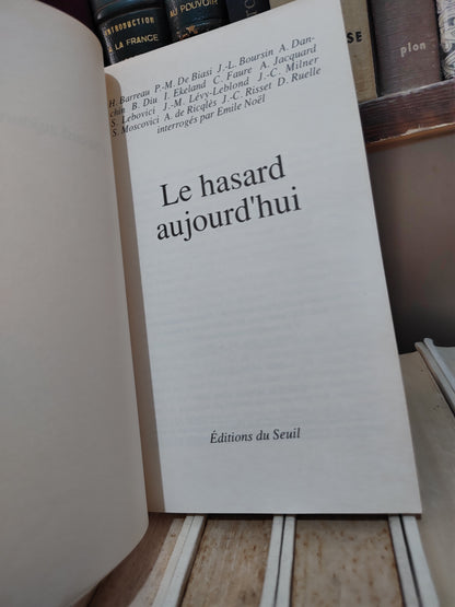 Barreau - Le hasard aurjourd'hui
