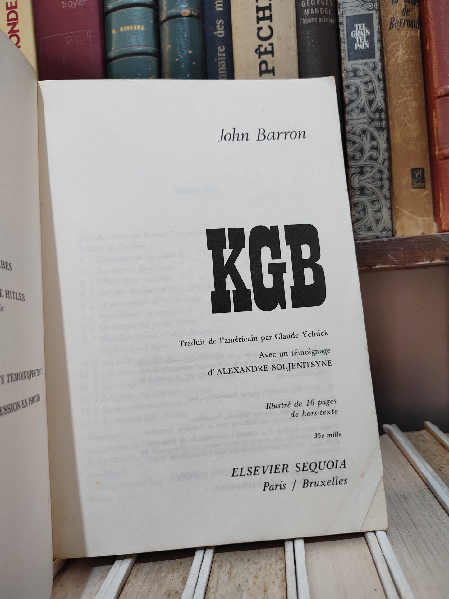 Barron - KGB : Le travail occulte des agents secrets soviétiques